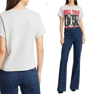 Alice & Olivia Guns 'n' Roses Band Tee Womens Sz Small/XSmall